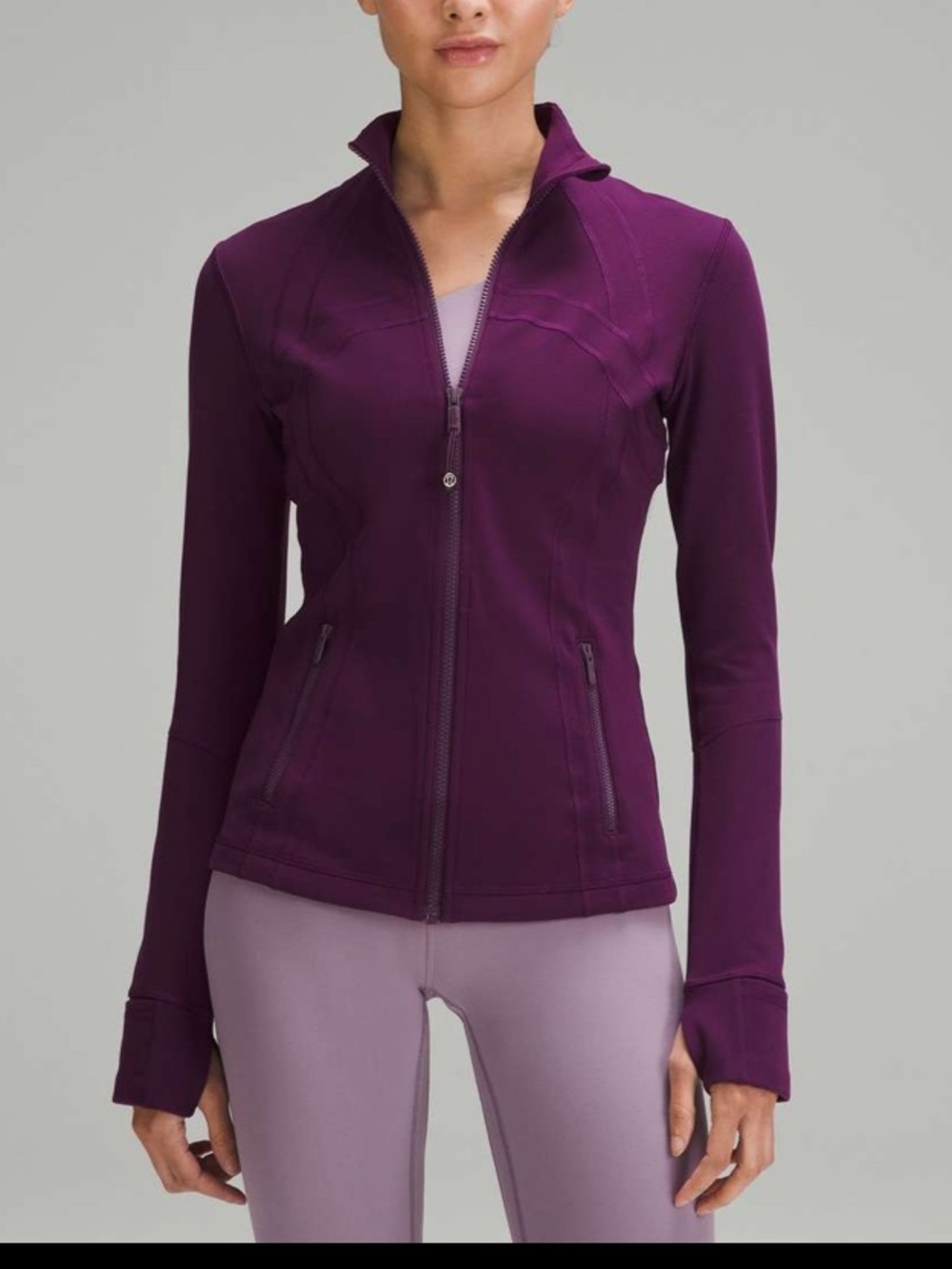 Lululemon Define Jacket *Luon in Dramatic Magenta Purple Size 12